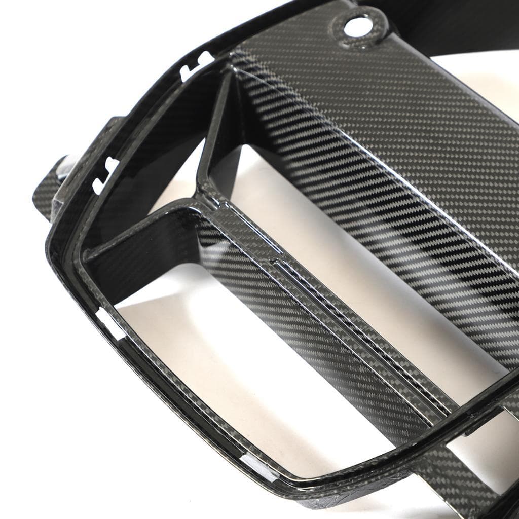 BMW M4 - JC CARBON KÜHLERGRILL FRONTGRILL NIEREN RAHMEN COVER (ACC) – Bild 4