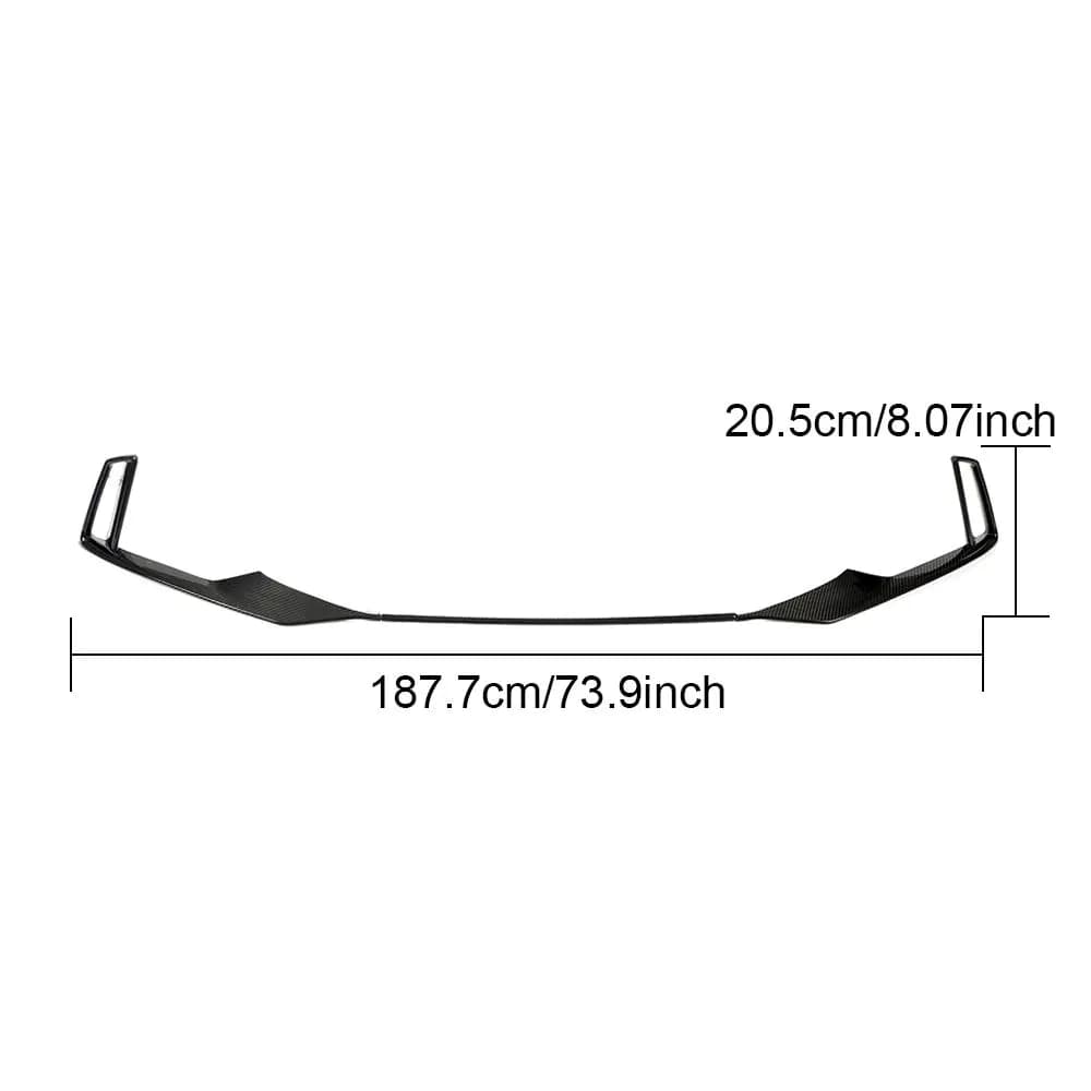 AUDI RS3 2017+ - JC SPORTLINE CARBON STOSSSTANGEN LIPPE COVER VENTS ML-ZDH079 – Bild 3