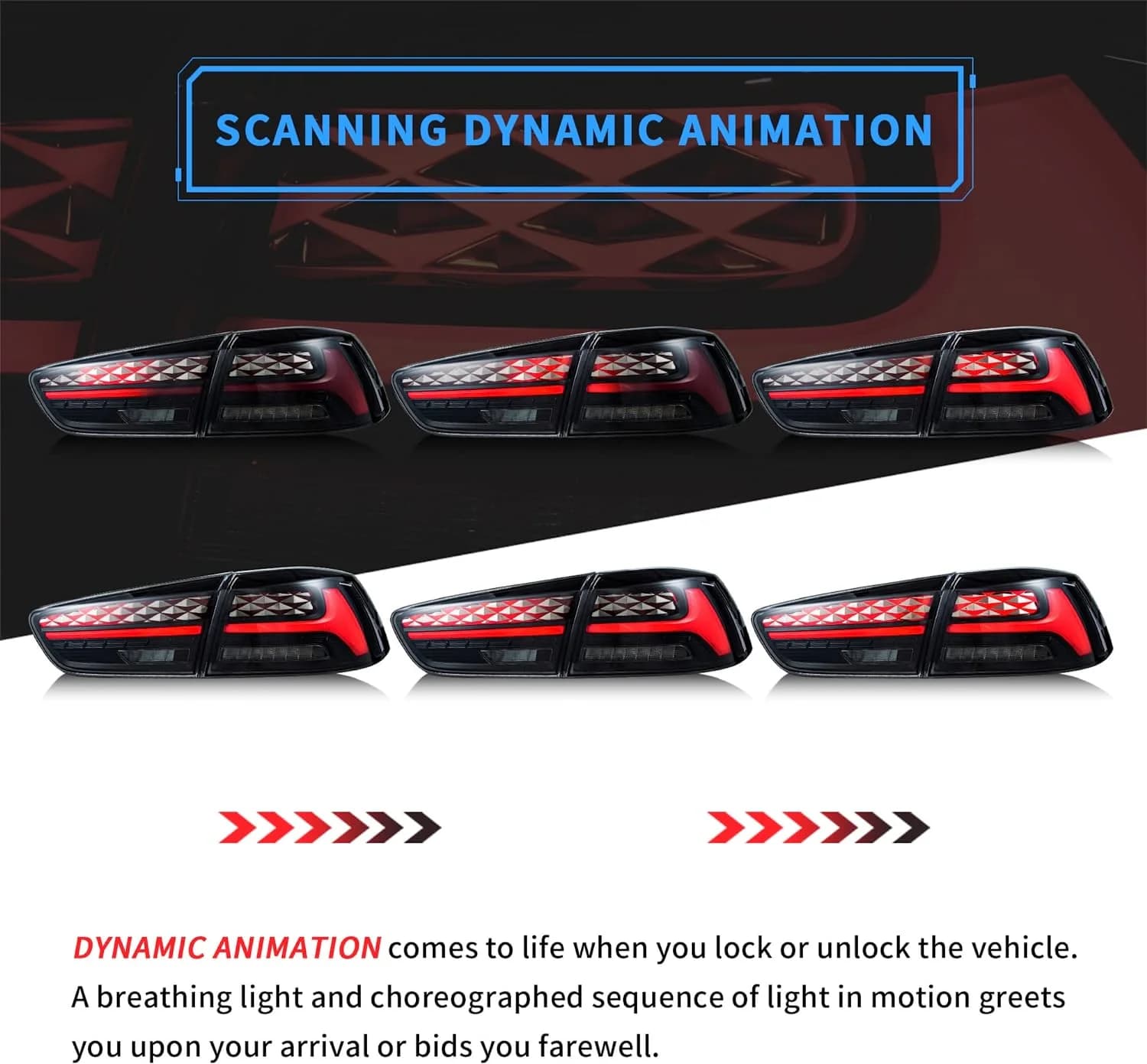 MITSUBISHI LANCER EVO X - LED LIGHTBAR RÜCKLEUCHTEN V.5 – Bild 4