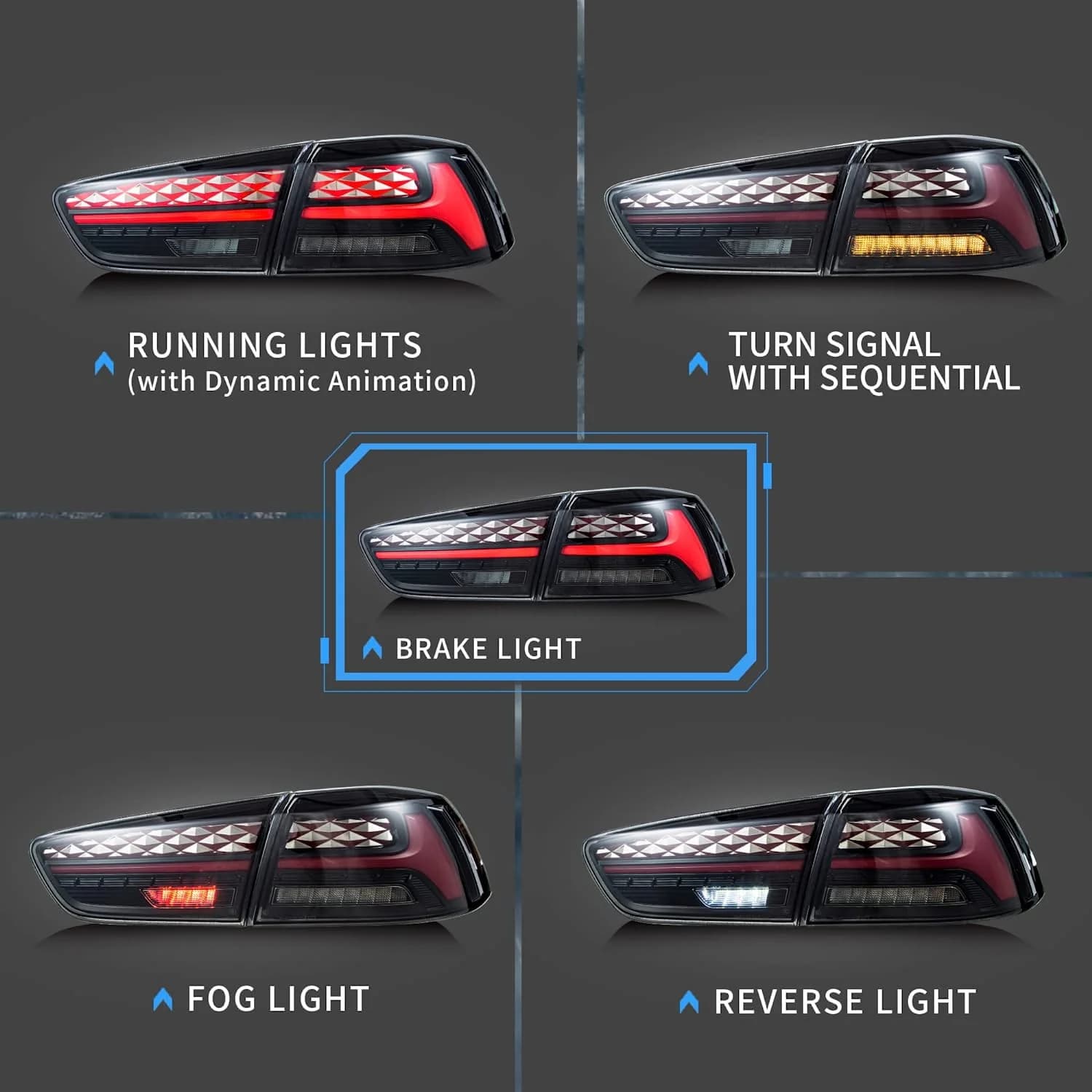 MITSUBISHI LANCER EVO X - LED LIGHTBAR RÜCKLEUCHTEN V.5 – Bild 5
