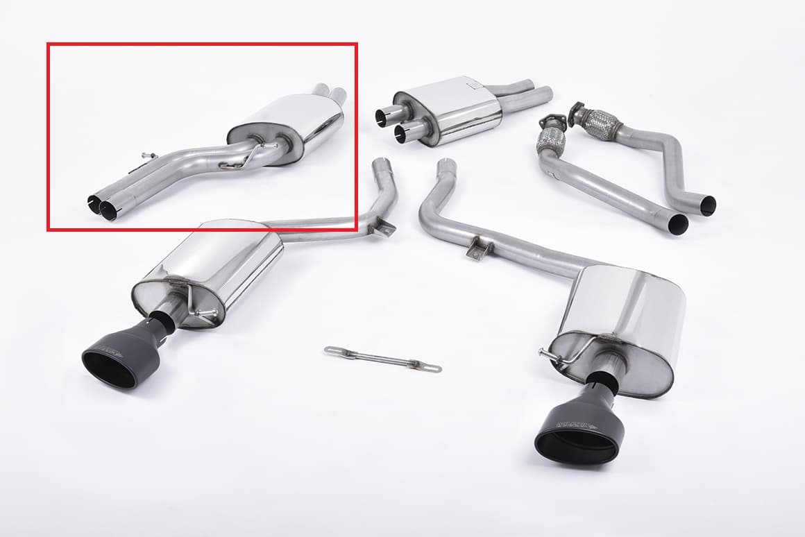 AUDI S4 - MILLTEK MITTELSCHALLDÄMPFER – Bild 2