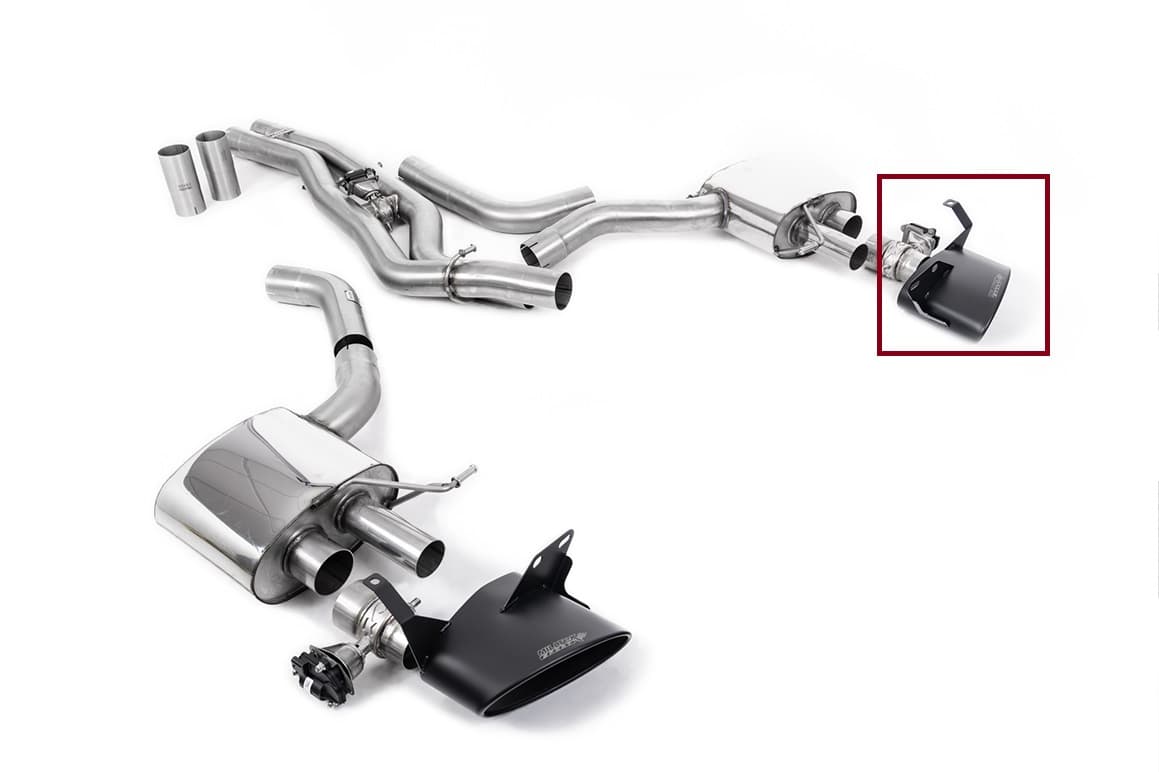 AUDI RS7 - MILLTEK AUSPUFF ENDROHR BLENDE RECHTE SEITE MSTIP272 – Bild 4