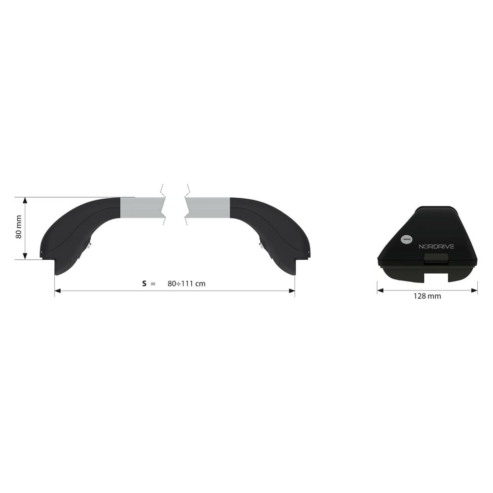 NORDRIVE SNAP ALU Grundträger Small – Bild 5