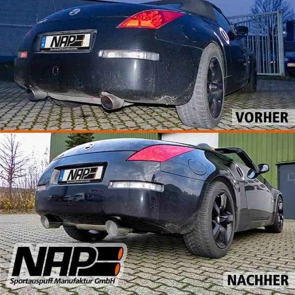NISSAN 350Z - NAP DUPLEX SPORTAUSPUFF – Bild 3