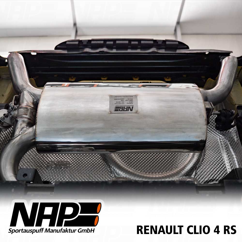 RENAULT CLIO 4 RS - NAP DUPLEX SPORT AUSPUFF ANLAGE AB KAT. – Bild 4