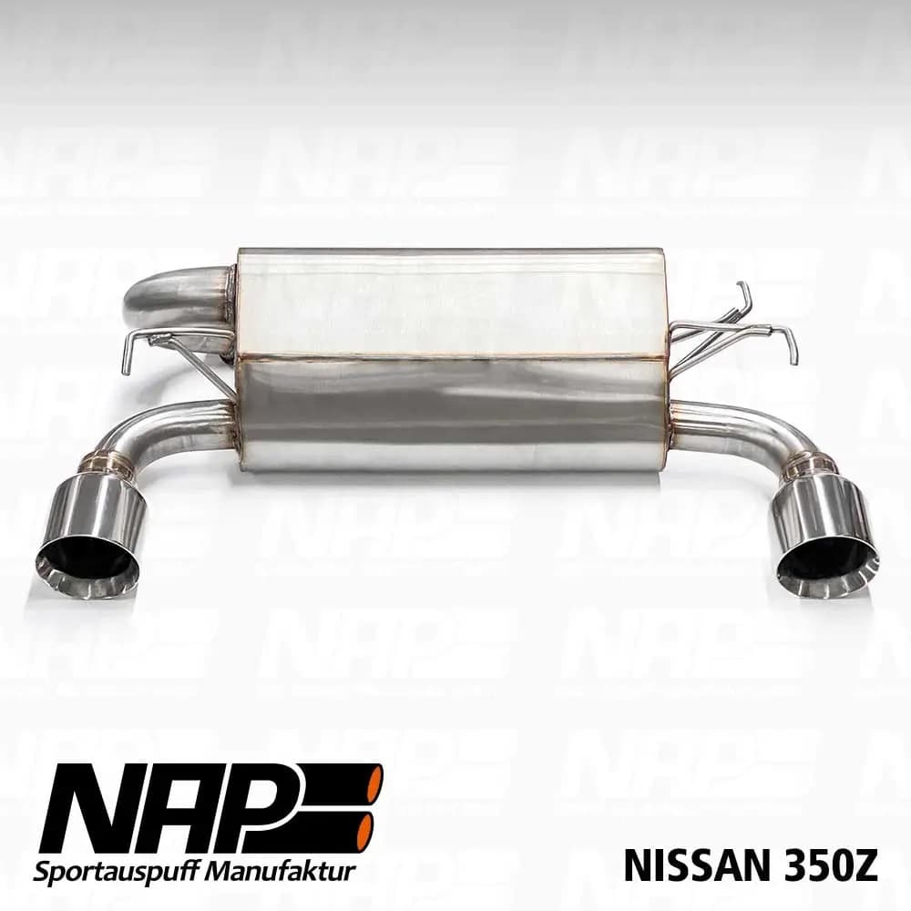 NISSAN 350Z - NAP DUPLEX KLAPPEN-SPORTAUSPUFF