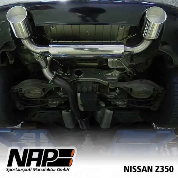 NISSAN 350Z - NAP DUPLEX KLAPPEN-SPORTAUSPUFF – Bild 3