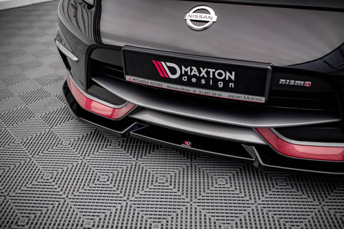 NISSAN 370Z NISMO - MAXTON DESIGN FRONTSPOILER LIPPE V.2 (DTC) – Bild 2
