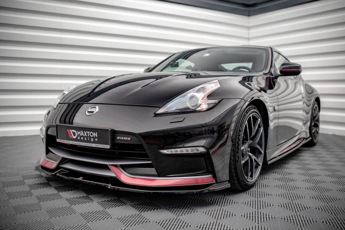 NISSAN 370Z NISMO - MAXTON DESIGN FRONTSPOILER LIPPE V.2 (DTC) – Bild 3