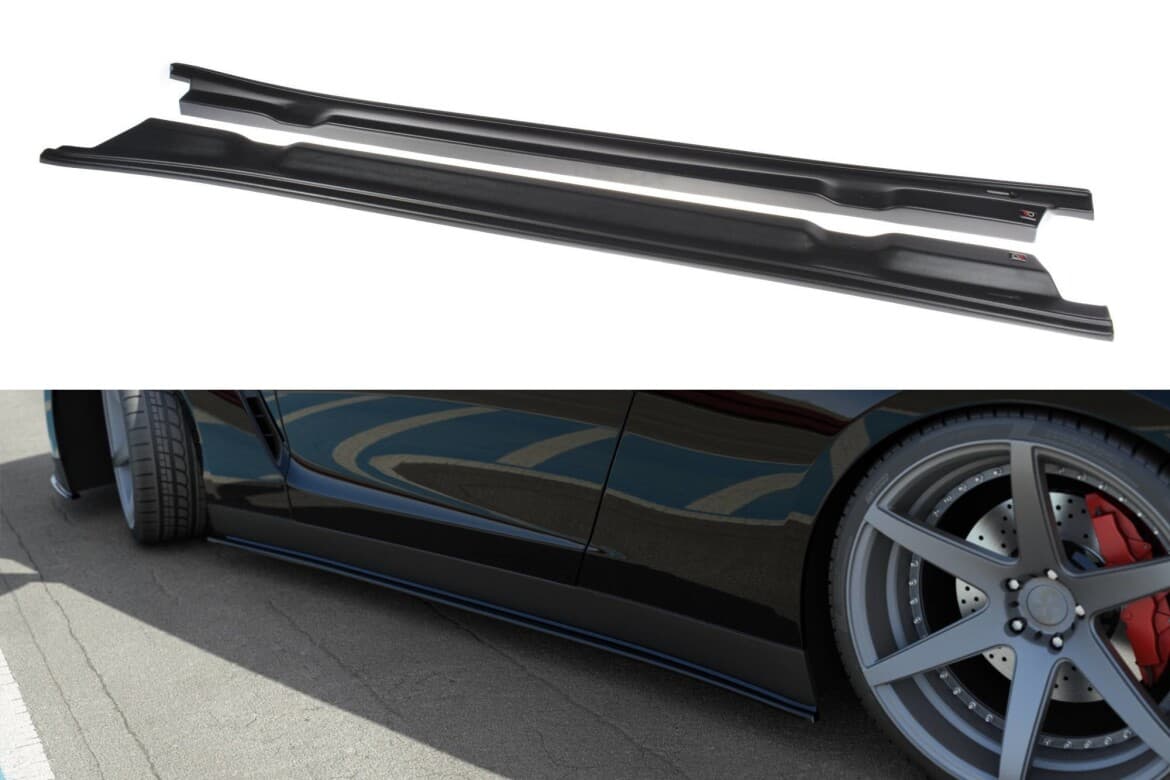 NISSAN GT-R R35 - MAXTON DESIGN SEITENSCHWELLER ANSATZ CUP LEISTEN V.1