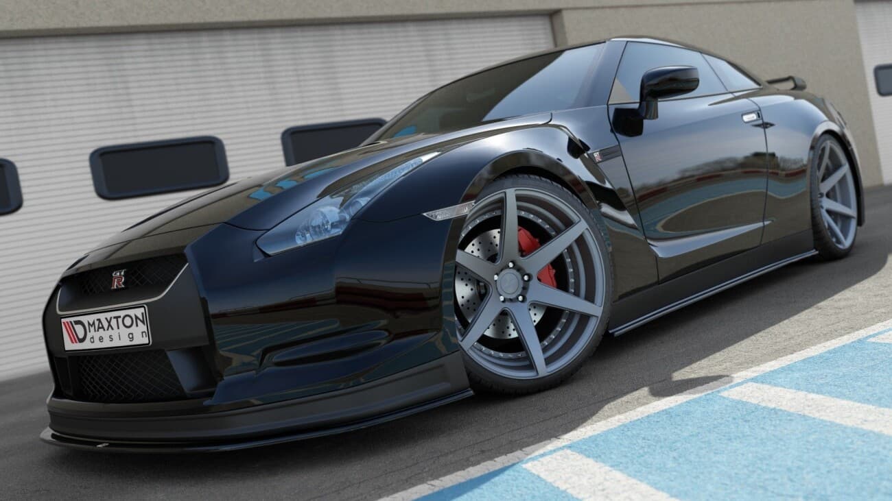 NISSAN GT-R R35 - MAXTON DESIGN SEITENSCHWELLER ANSATZ CUP LEISTEN V.1 – Bild 3