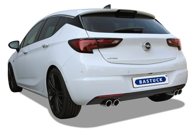 OPEL ASTRA K FLIESSHECK - DUPLEX SPORT AUSPUFF ANLAGE AB KAT – Bild 3