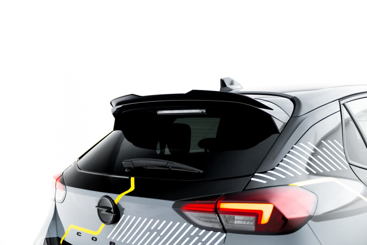 OPEL CORSA 2023+ - MAXTON DESIGN DACHSPOILER LIPPE ANSATZ ABRISSKANTE – Bild 3