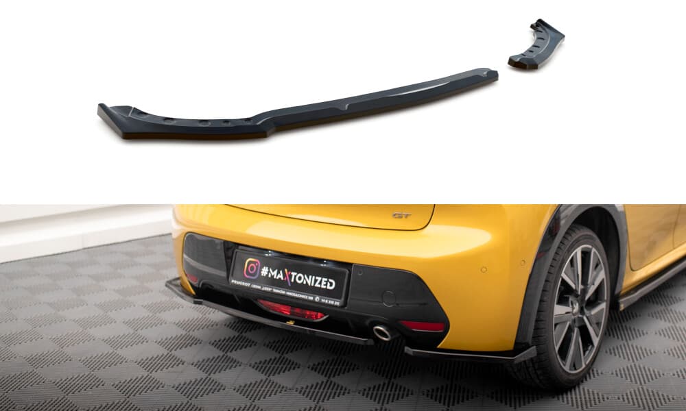 PEUGEOT 208 GT - MAXTON DESIGN HECK ANSATZ SPOILER LIPPE DIFFUSOR – Maxton Design