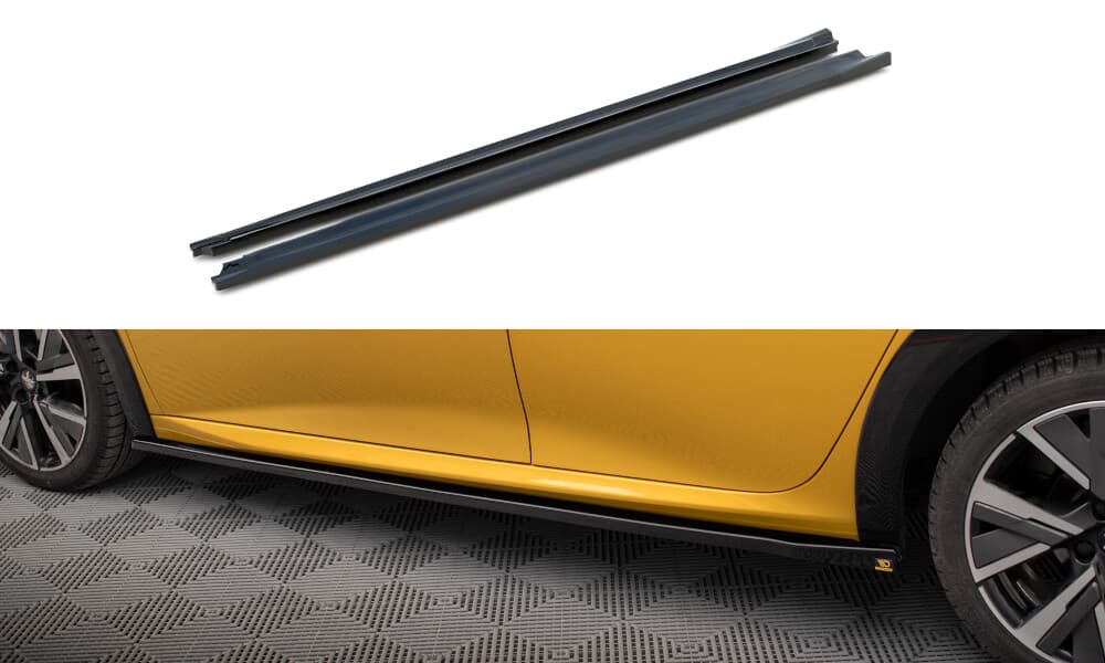 PEUGEOT 208 GT - MAXTON DESIGN SEITENSCHWELLER ANSATZ CUP LEISTEN – Maxton Design
