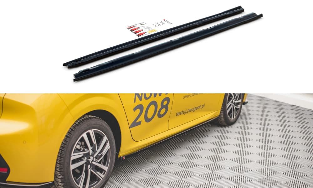 PEUGEOT 208 - MAXTON DESIGN SEITENSCHWELLER ANSATZ CUP LEISTEN – Maxton Design