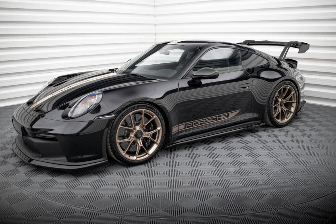 PORSCHE 911 GT3 - MAXTON DESIGN SEITENSCHWELLER ANSATZ CUP LEISTEN – Bild 2