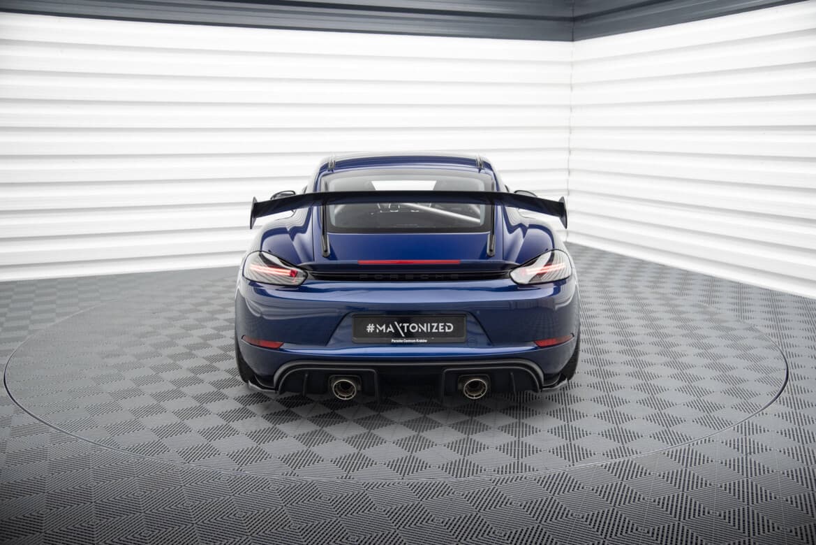 PORSCHE 718 CAYMAN GT4 RS - MAXTON DESIGN SIDE DIFFUSOR FLAPS HECKANSATZ – Bild 3