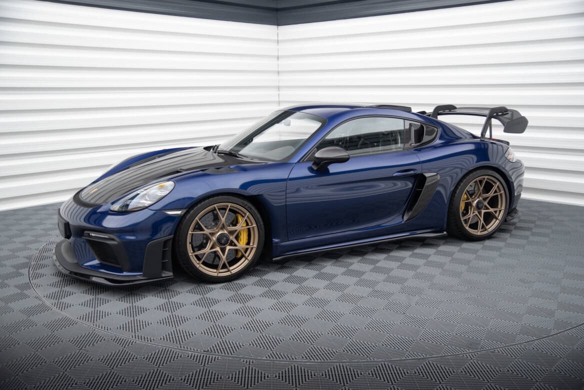 PORSCHE 718 CAYMAN GT4 RS - MAXTON DESIGN SEITENSCHWELLER CUP LEISTEN – Bild 3