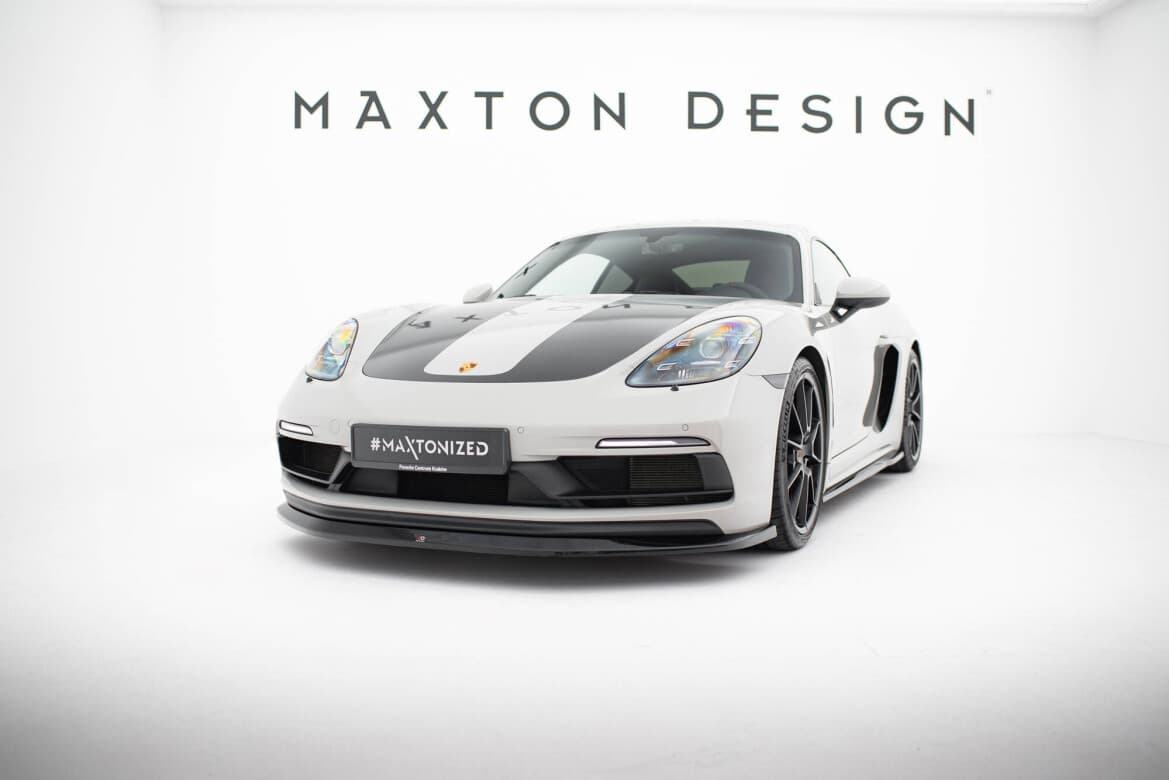 PORSCHE 718 CAYMAN GTS - MAXTON DESIGN FRONTSPOILER | CUPSPOILERLIPPE V.1 – Bild 2
