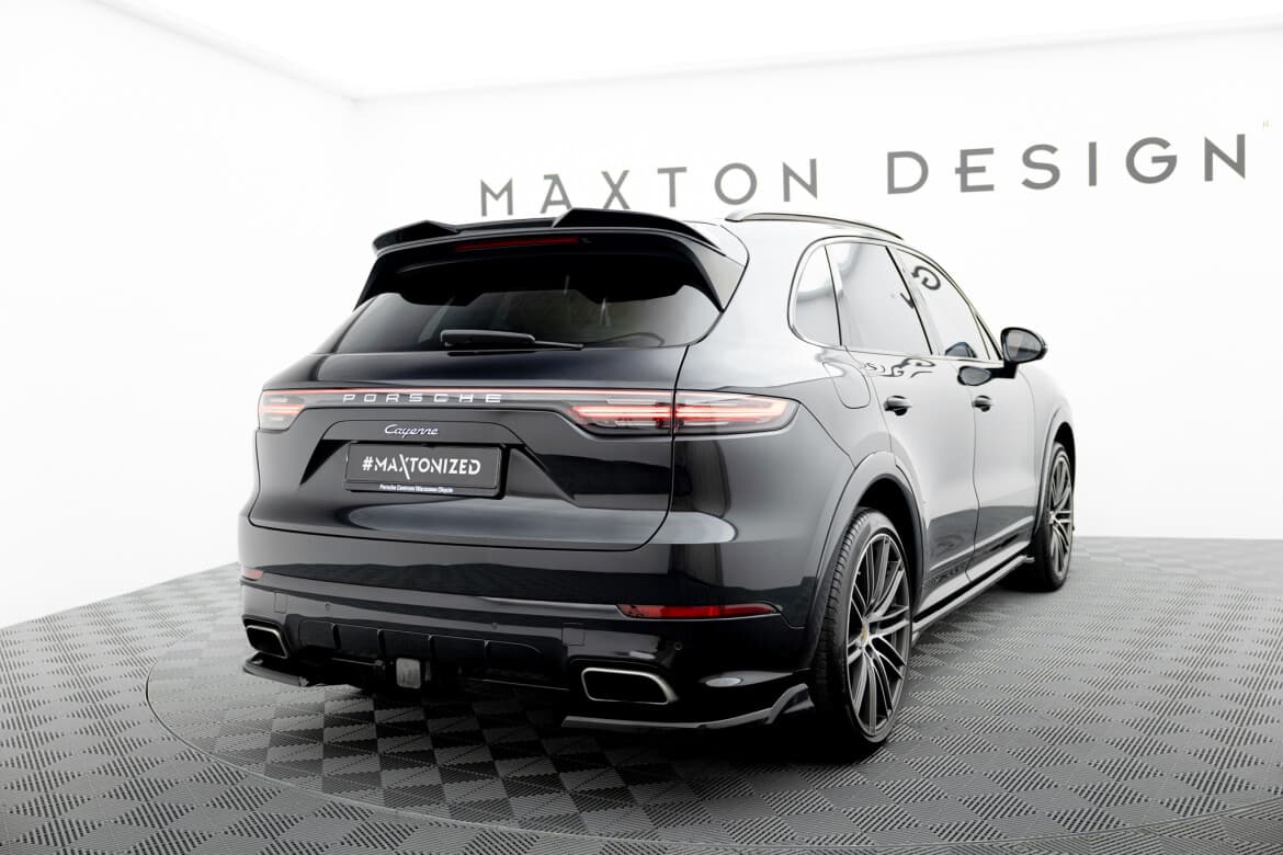 PORSCHE CAYENNE - MAXTON DESIGN HECK ANSATZ SIDE FLAPS DIFFUSOR – Bild 2