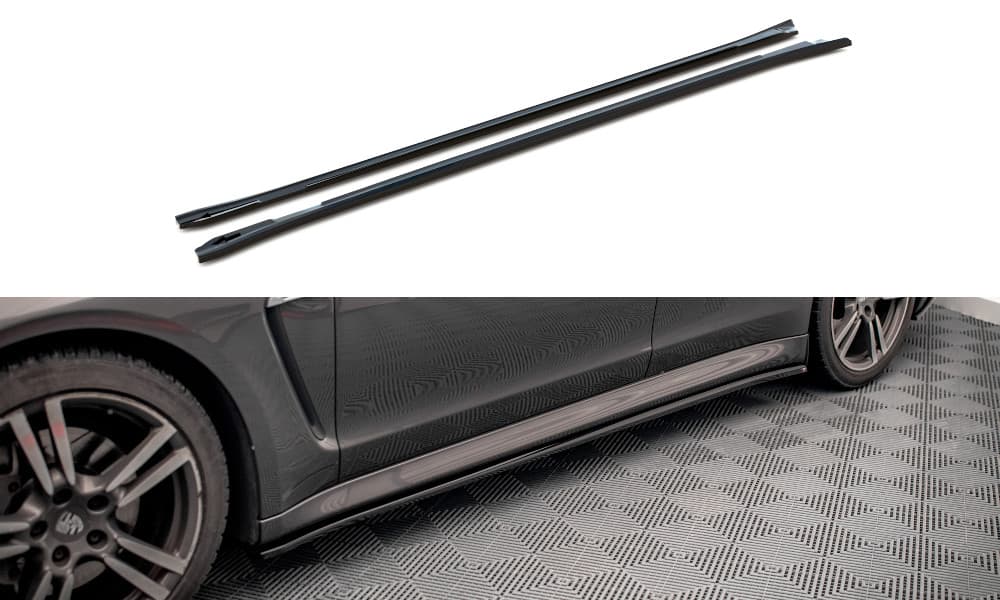PORSCHE PANAMERA TURBO - MAXTON DESIGN SEITENSCHWELLER ANSATZ CUP LEISTEN