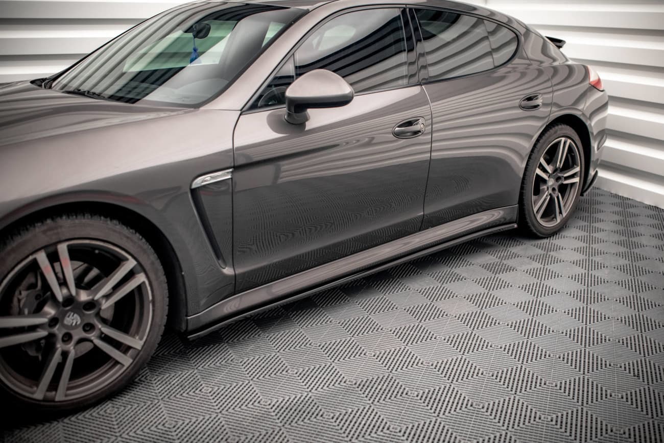PORSCHE PANAMERA TURBO - MAXTON DESIGN SEITENSCHWELLER ANSATZ CUP LEISTEN – Bild 2