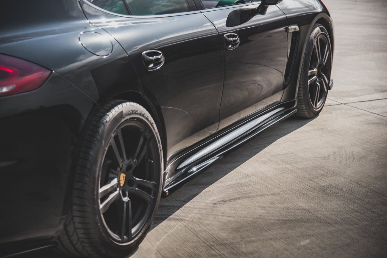 PORSCHE PANAMERA TURBO - MAXTON DESIGN SEITENSCHWELLER ANSATZ CUP LEISTEN – Bild 2
