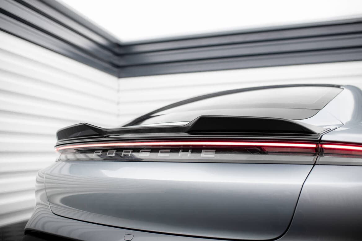PORSCHE TAYCAN - MAXTON DESIGN 3D HECKSPOILER LIPPE ABRISSKANTE – Bild 2