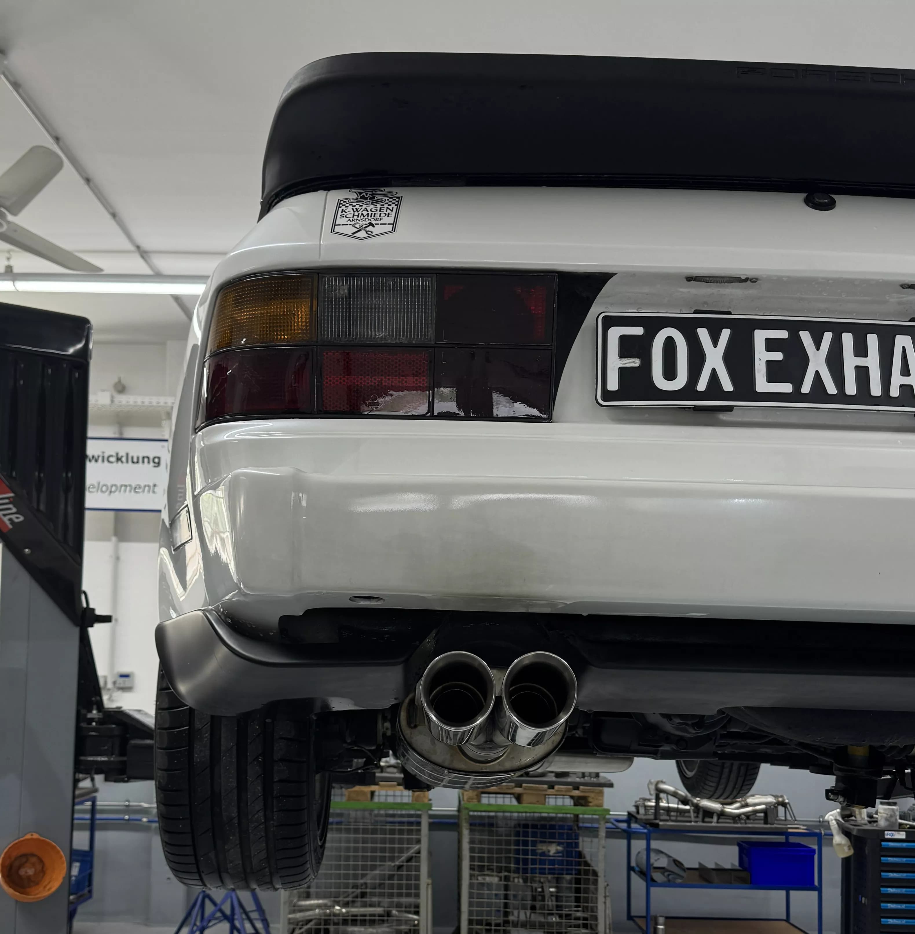 PORSCHE 944 - FOX Ø 70MM AUSPUFF ANLAGE – Bild 3