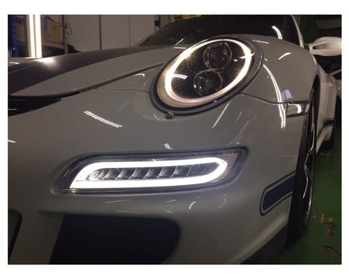 PORSCHE 911 (997) - LED LIGHTBAR FRONTBLINKER – Bild 2