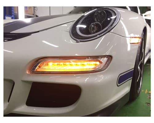 PORSCHE 911 (997) - LED LIGHTBAR FRONTBLINKER – Bild 4