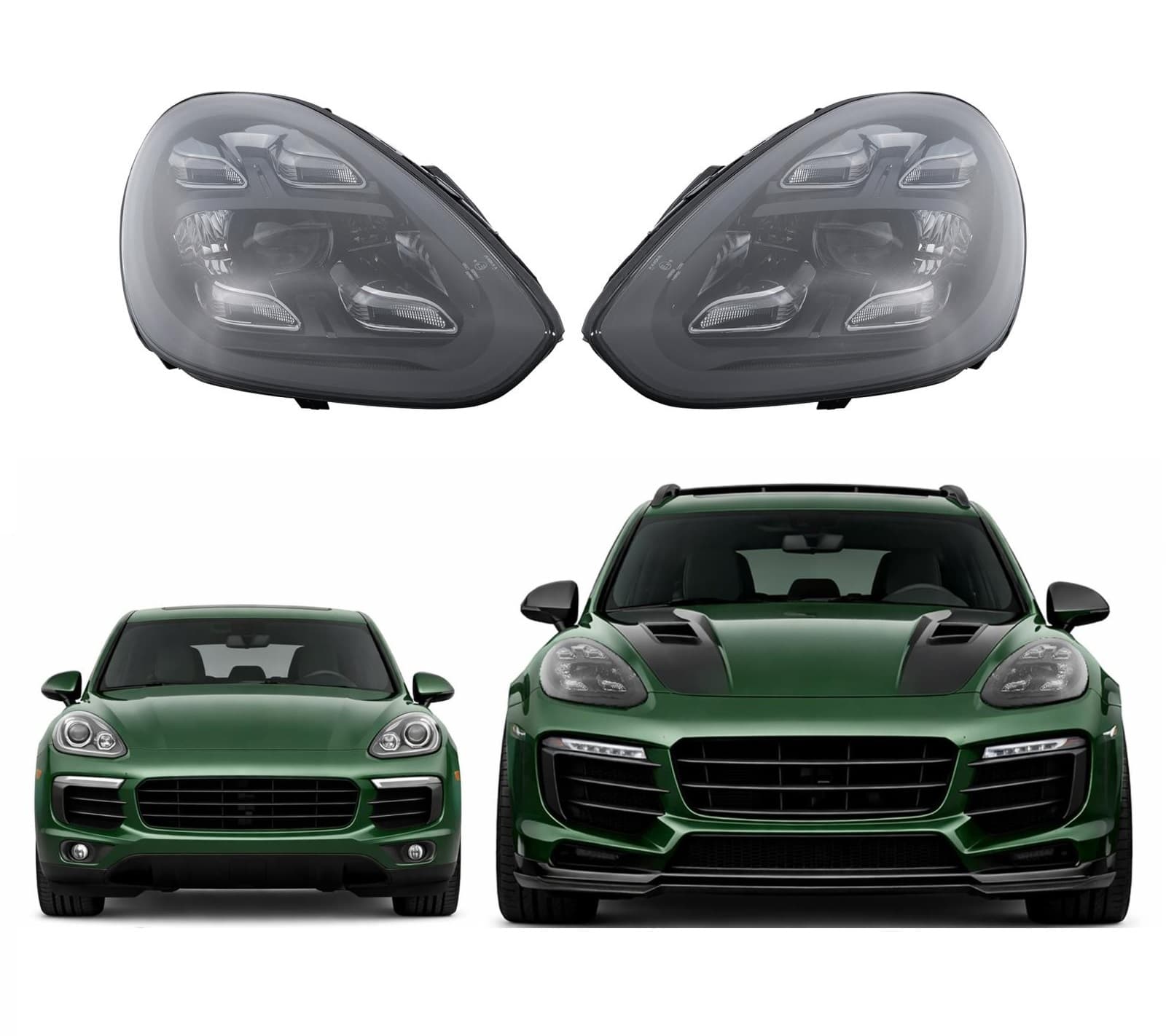 PORSCHE CAYENNE - LED SCHEINWERFER MATRIX OPTIK V.3 – Bild 2