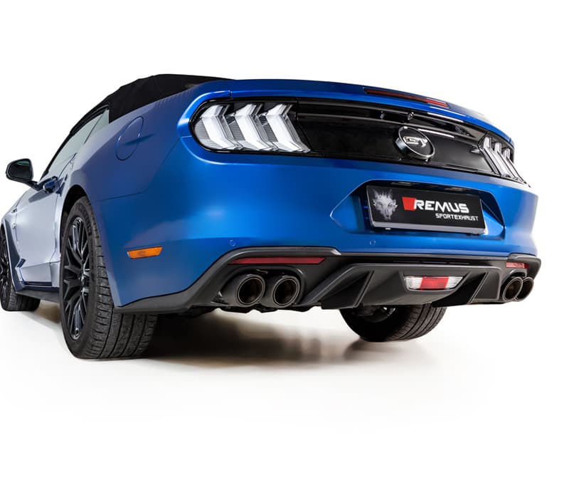 FORD MUSTANG 5.0 V8 - DUPLEX SPORTAUSPUFF ANLAGE AB KAT