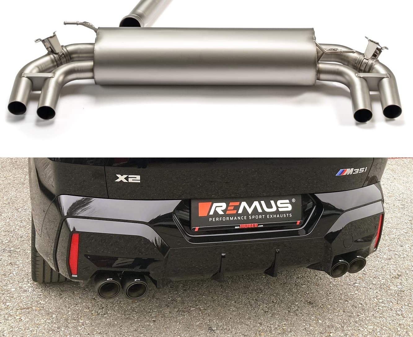 BMW X2 M35i - REMUS DUPLEX SPORTAUSPUFF ANLAGE