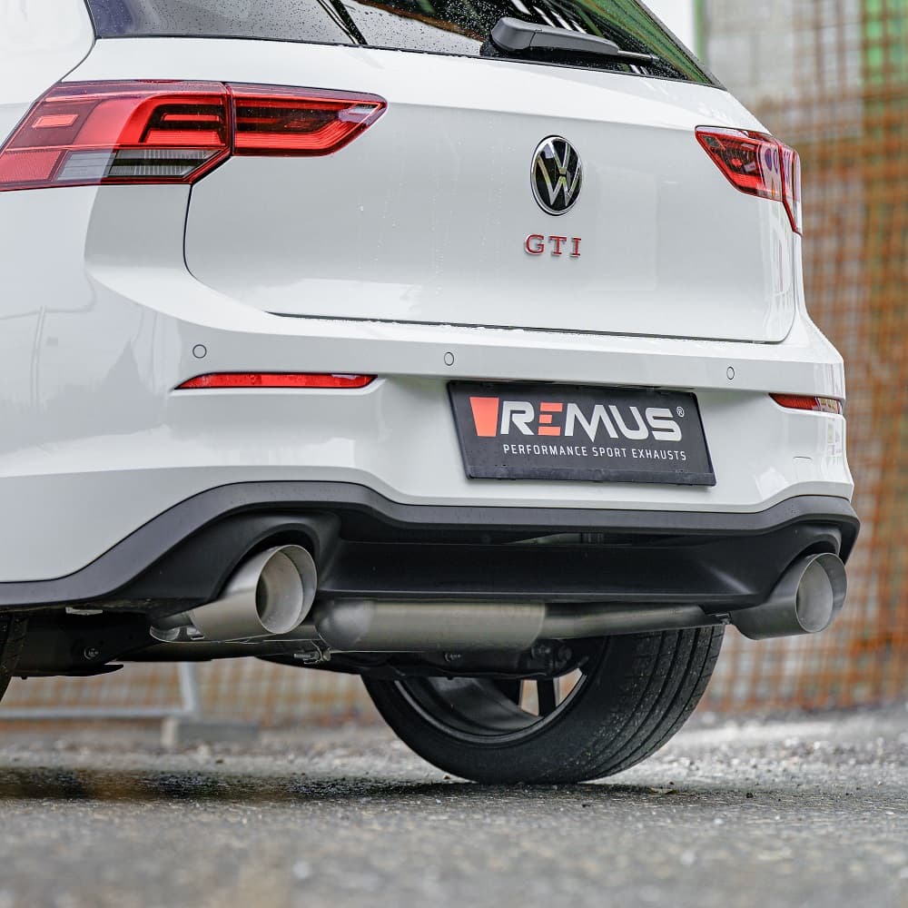VW GOLF 8 GTI - DUPLEX SPORTAUSPUFF ANLAGE AB OPF Ø 70MM