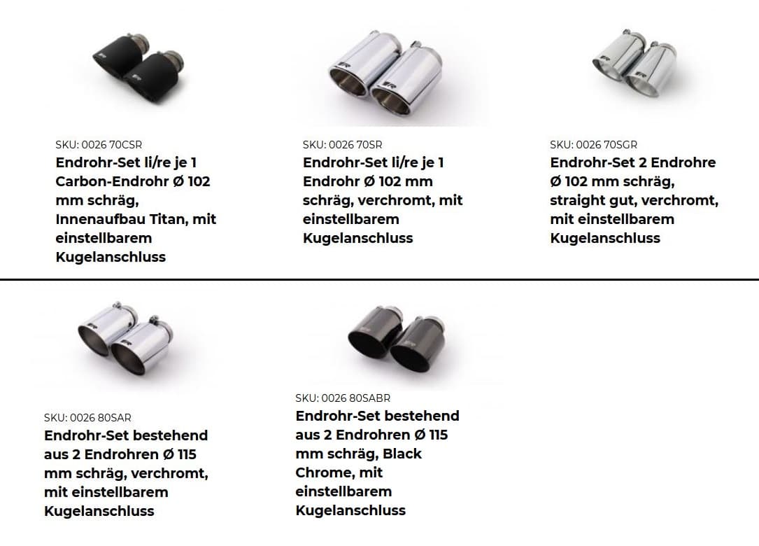 VW GOLF 8 GTI - DUPLEX SPORTAUSPUFF ANLAGE AB OPF Ø 70MM – Bild 3