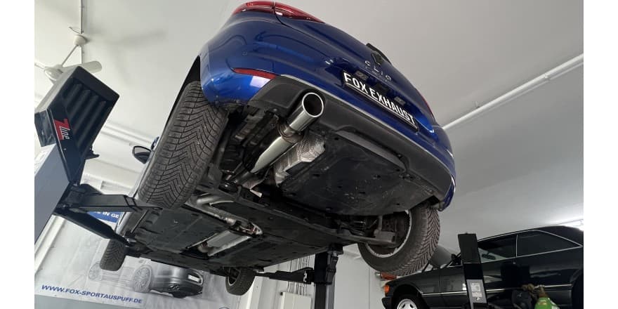 RENAULT CLIO - FOX GRUPPE A SPORT AUSPUFF ANLAGE Ø 63.5MM – Bild 4