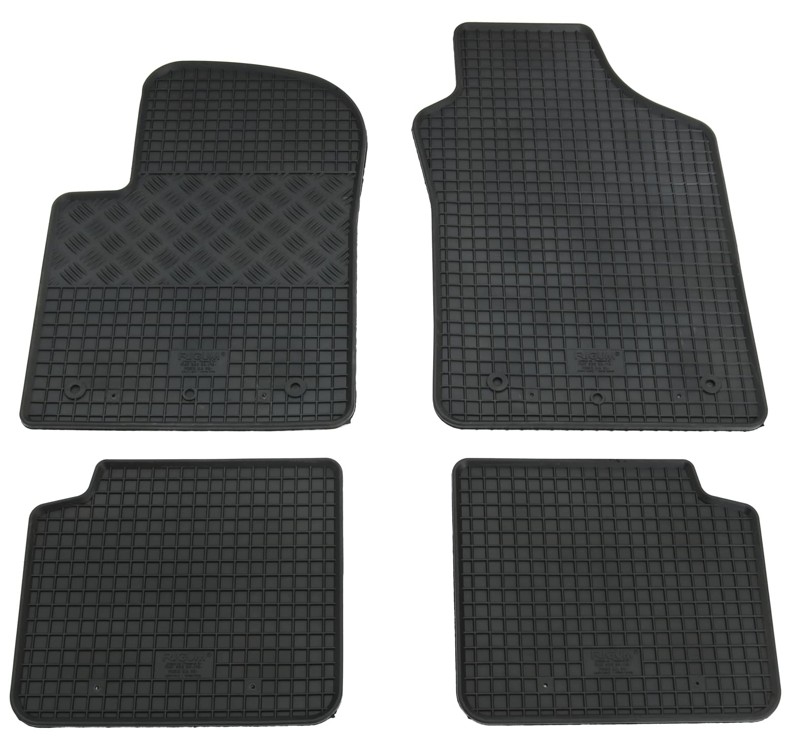 FIAT 500 - GUMMI FUSSMATTEN