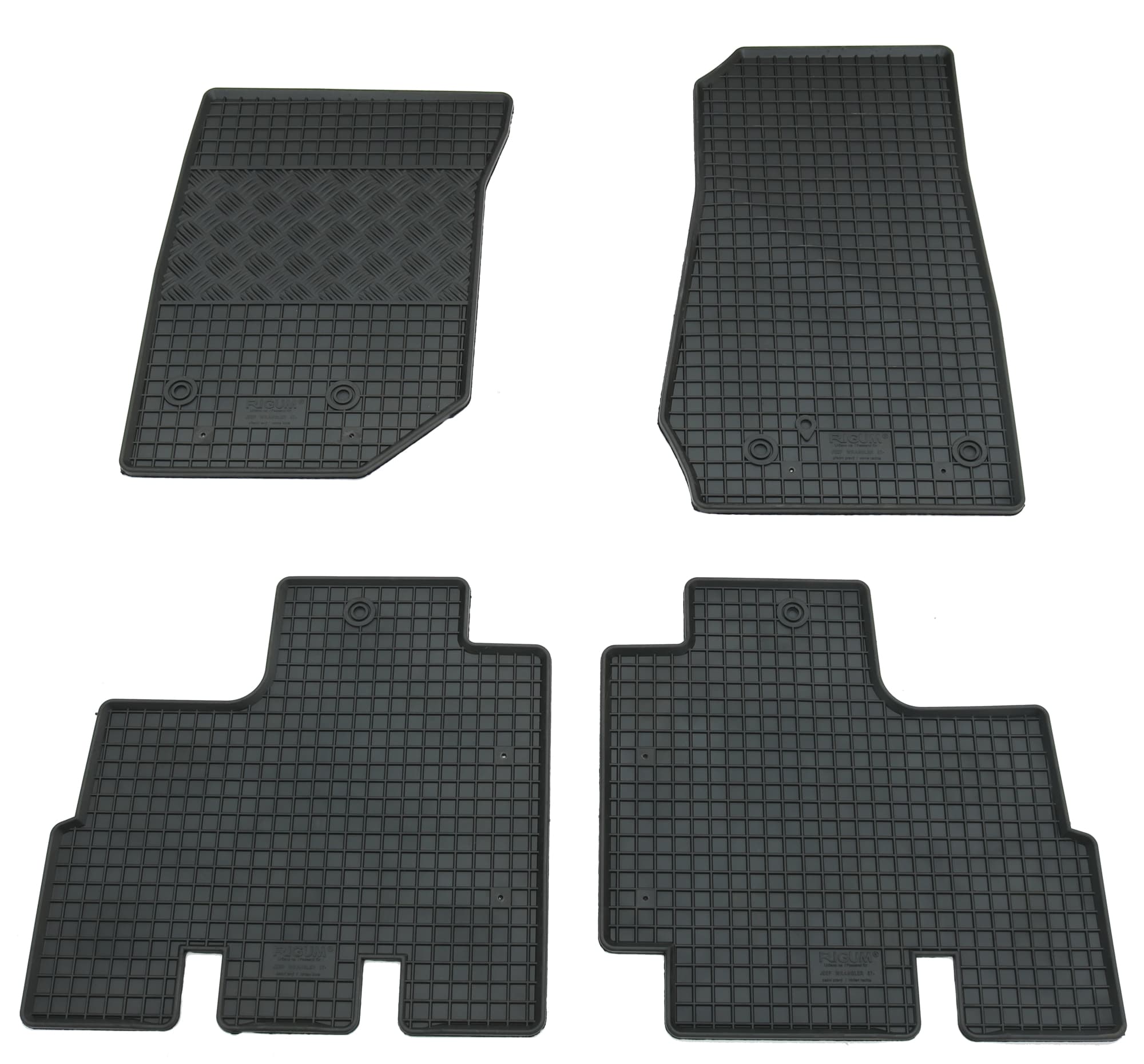 JEEP WRANGLER 3 JK - GUMMI FUSSMATTEN