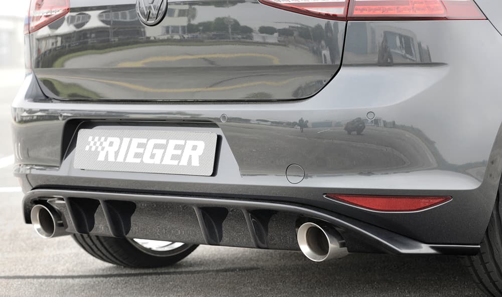 VW GOLF 7 GTI CLUBSPORT - RIEGER HECK DIFFUSOR O--O – Rieger