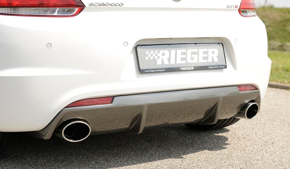 VW SCIROCCO R-LINE - HECK DUPLEX DIFFUSOR 00014112