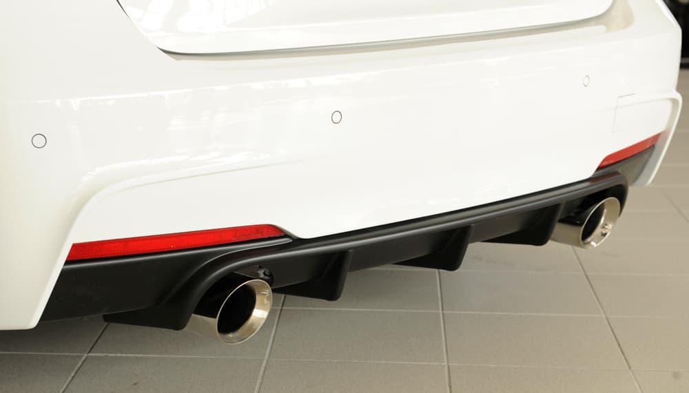 BMW F30 LIMOUSINE M-PAKET - RIEGER DUPLEX DIFFUSOR O-O