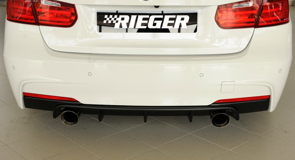 BMW F30 LIMOUSINE M-PAKET - RIEGER DUPLEX DIFFUSOR O-O – Bild 2