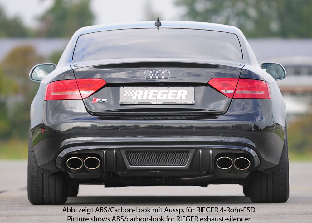 AUDI A5 SPORTBACK - RIEGER DUPLEX HECK DIFFUSOR OO-OO