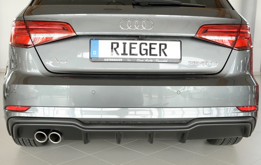 AUDI A3 FACELIFT - RIEGER HECK DIFFUSOR – Bild 4