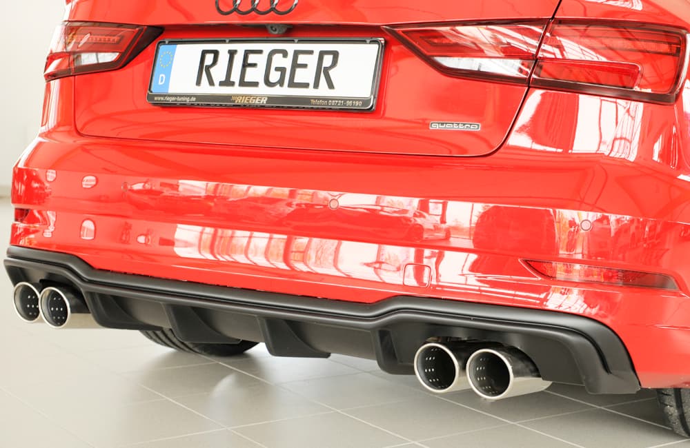 AUDI A3 FACELIFT - RIEGER HECK DIFFUSOR OO-OO