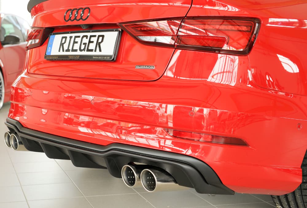 AUDI A3 FACELIFT - RIEGER HECK DIFFUSOR OO-OO – Bild 3
