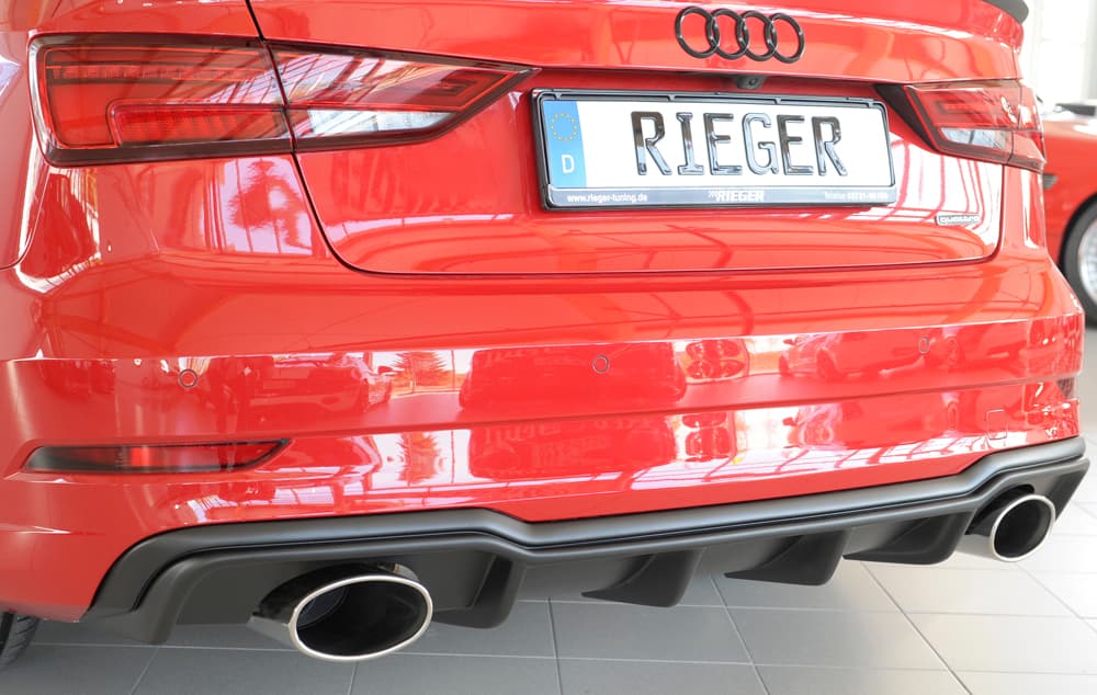 AUDI A3 FACELIFT - RIEGER HECK DIFFUSOR O-O