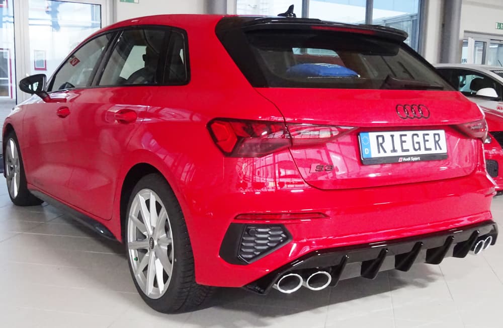 AUDI A3 SPORTBACK S-LINE - RIEGER HECK DIFFUSOR 00056837 – Bild 4